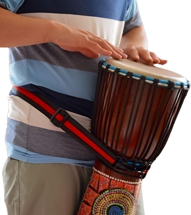 Fengtaike Adjustable Waist Strap for Djembe Drum, African Hand Drum Belt, Percussion Instrument Accessory - Image 5